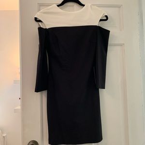 NWT Zara Black/white Cutout Dress